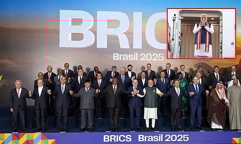 பிரேசில் அதிபருடன் சுகாதாரம், தொழில் நுட்பம் பற்றி ஆலோசனை முடித்து நமீபியா புறப்பட்டார் பிரதமர் மோடி