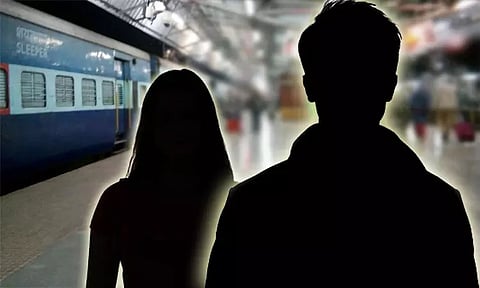 சிறுமியை கடத்தி ஓடும் ரெயிலில் பலாத்காரம்: வாலிபருக்கு வலைவீச்சு