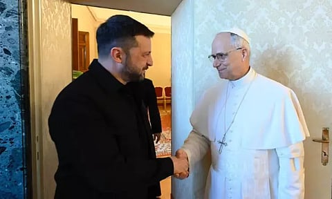 பதினான்காம் போப் லியோவுடன் ஜெலென்ஸ்கி சந்திப்பு