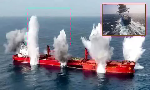 செங்கடலில் சரக்கு கப்பல் மூழ்கடிப்பு; ஹவுதி கிளர்ச்சியாளர்கள் அட்டூழியம்