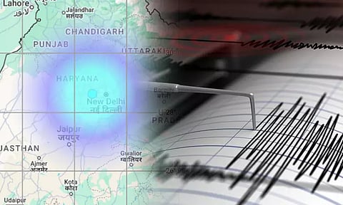 டெல்லியை உலுக்கிய நிலநடுக்கம்.. அச்சத்தில் வீடுகளை விட்டு வெளியேறிய மக்கள்