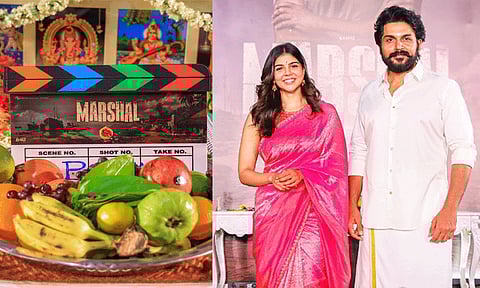 "மார்ஷல்" படத்தின் பூஜை புகைப்படங்களை வெளியிட்ட படக்குழு