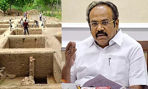 கீழடி விவகாரம்: மத்திய அரசுக்கு அமைச்சர் தங்கம் தென்னரசு கண்டனம்