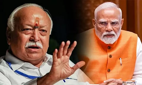 75 வயதானால் மற்றவர்களுக்கு வழி விடுங்கள் - ஆர்.எஸ்.எஸ். தலைவர் பேச்சால் பரபரப்பு