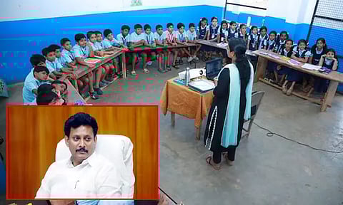 'ப' வடிவில் பள்ளி இருக்கைகள் ஏன்? - அமைச்சர் அன்பில் மகேஷ் விளக்கம்