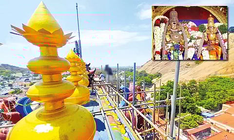 நாளை மகா கும்பாபிஷேகம்.. மீனாட்சி அம்மன், சுந்தரேசுவரர் இன்று திருப்பரங்குன்றம் புறப்பாடு