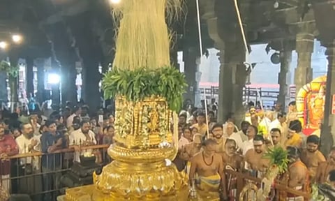 திருவண்ணாமலையில் ஆடிப்பூர பிரம்மோற்சவ திருவிழா - கொடியேற்றத்துடன் தொடக்கம்