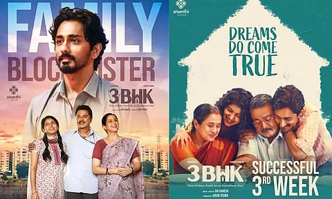 சித்தார்த் நடித்த "3 பிஎச்கே" படத்தின் வசூல் இத்தனை கோடியா?