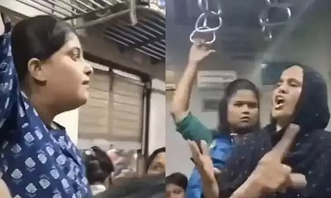 "மராத்தி தெரியாவிட்டால் வெளியே போ' மின்சார ரெயிலில் பெண் பயணிகளுக்கு இடையே சண்டை