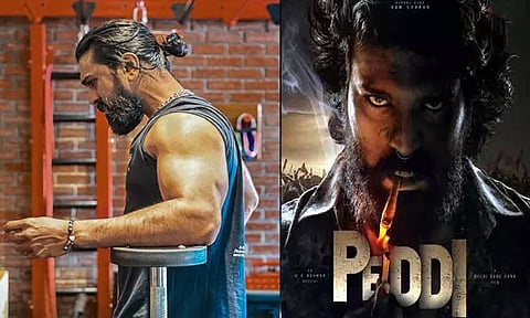 "பெத்தி " படத்திற்காக உடலை முறுக்கேற்றிய ராம் சரண்