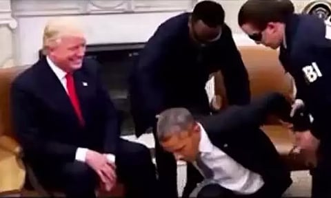 ஒபாமாவை கைது செய்து ஜெயிலில் அடைப்பது போன்ற ஏ.ஐ.வீடியோ: டிரம்ப் வெளியிட்டதால் சர்ச்சை