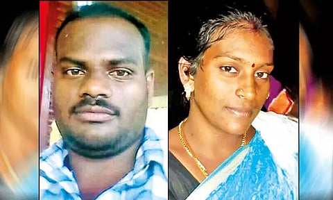 ஒரே சேலையில் தூக்குப்போட்டு கொண்ட தம்பதி.. 3 குழந்தைகள் அனாதையான சோகம்