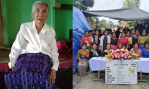 மிசோரத்தின் அதிக வயதான பெண்மணி காலமானார்