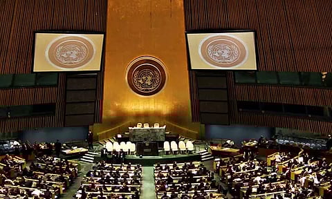 பயங்கரவாதத்தில் மூழ்கிய நாடு பாகிஸ்தான் - ஐ.நா. சபையில் இந்தியா