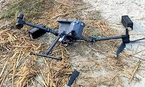 பாகிஸ்தானில் இருந்து வந்த டிரோன்கள்.. தடுத்து நிறுத்திய பாதுகாப்புப் படை