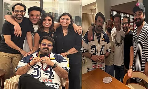 குடும்பத்தினருடன் நேரில் சென்று மோகன்லாலை சந்தித்த பகத் பாசில்