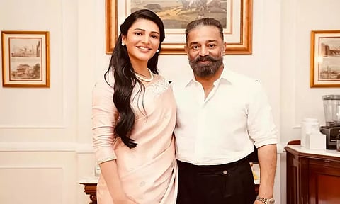 மாநிலங்களவை எம்.பி.யாக பதவியேற்ற கமல்ஹாசனுக்கு சுருதிஹாசன் வாழ்த்து