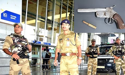 மராட்டியம்: விமான நிலையத்தில் நாட்டு துப்பாக்கியுடன் பிடிபட்ட பயணி