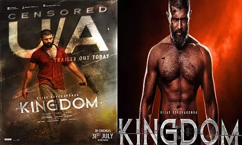 விஜய் தேவரகொண்டாவின் "கிங்டம்" படத்திற்கு "யு/ஏ" தணிக்கை சான்றிதழ்