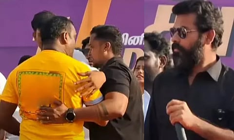 Mini marathon against drugs... Competitors besieged by actor Vimal