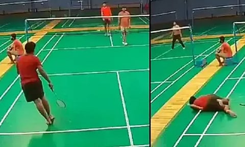 விளையாடிக் கொண்டிருந்தபோதே இளைஞர் மாரடைப்பால் மரணம்... அதிர்ச்சி சம்பவம்