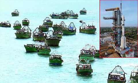 பழவேற்காடு மீனவாகள் கடலுக்கு செல்லத் தடை