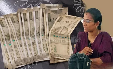 கோவில்பட்டியில் லஞ்சம் வாங்கிய நகராட்சி பெண் ஊழியர் கைது: ரூ.10 ஆயிரம் பறிமுதல்