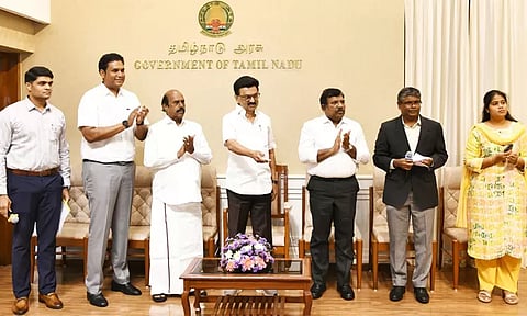 பல்வேறு நலத்திட்டங்களுக்கு முதல்-அமைச்சர் மு.க.ஸ்டாலின் அடிக்கல் நாட்டினார்