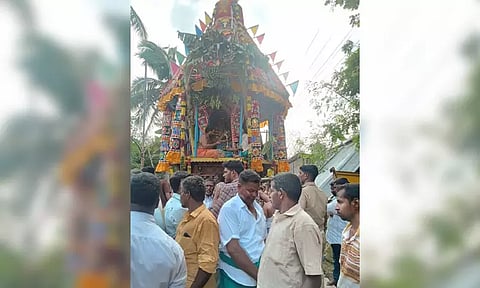 பூவரசங்குப்பம் செங்கேணி மாரியம்மன் கோவில் தேரோட்டம்