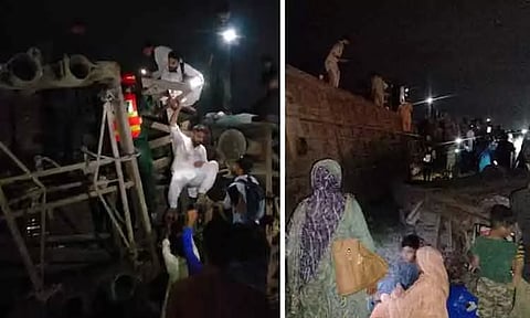 எக்ஸ்பிரஸ் ரெயில் தடம்புரண்டு விபத்து - 30 பேர் படுகாயம்