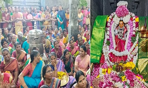 தூத்துக்குடி சிவன் கோவிலில் துர்க்கை அம்பிகை வருஷாபிஷேக விழா