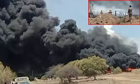 நெல்லை: பிளாஸ்டிக் குடோனில் தீ விபத்து - ரூ. 25 லட்சம் மதிப்புள்ள பொருட்கள் எரிந்து சேதம்