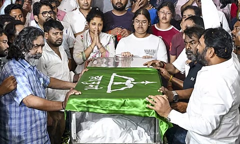 ஜார்க்கண்ட் முன்னாள் முதல்-மந்திரி ஷிபு சோரனின் உடல் இன்று தகனம்