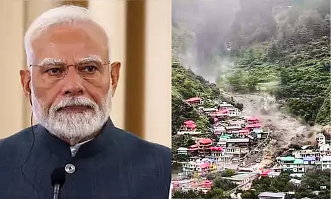 உத்தரகாண்ட் வெள்ளப்பெருக்கு: மூழ்கிய கிராமம்; 4 பேர் பலி - பிரதமர் மோடி இரங்கல்