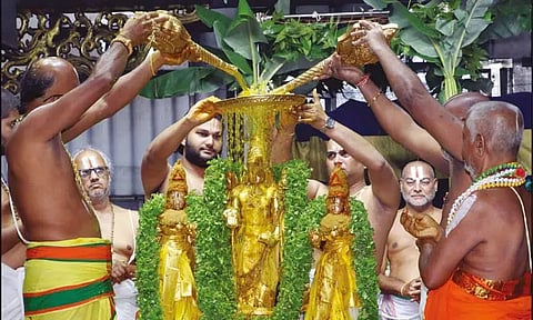 திருப்பதி ஏழுமலையான் கோவிலில் பவித்ரோற்சவம்