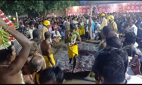 புஷ்பவனம் திரௌபதி அம்மன் ஆலய தீமிதி திருவிழா