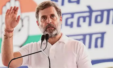 அதானி விவகாரத்தில் மோடியின் கைகள் கட்டப்பட்டுள்ளன - ராகுல்காந்தி