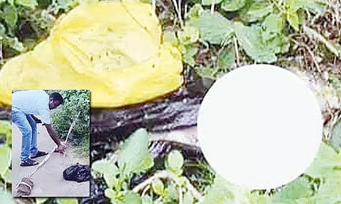 கொடூர சம்பவம்: ஆங்காங்கே கிடந்த உடல் பாகங்கள்.. தலையை தீவிரமாக தேடும் போலீசார்