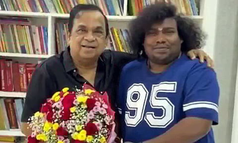 இவரை பார்த்தால் அப்படி தெரியாது..யோகி பாபுவை கலாய்த்த நடிகர் பிரம்மானந்தம்