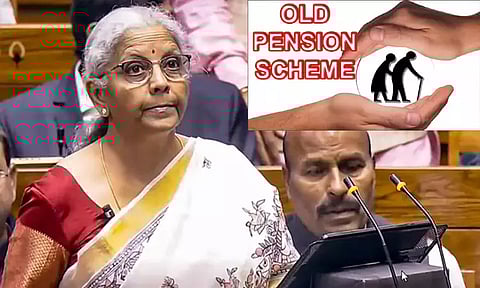 பழைய ஓய்வூதிய திட்டம் அமல்படுத்தப்படுமா? - நிதி மந்திரி நிர்மலா சீதாராமன் பதில்
