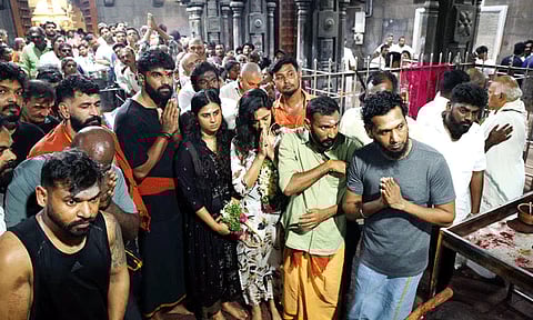 ராமேசுவரம் கோவிலில் ‘கூலி’ திரைப்படக்குழு தரிசனம்