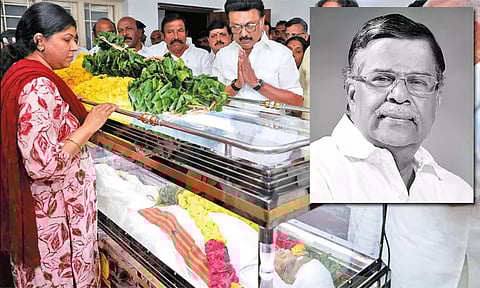 பாஜக மூத்த தலைவர் இல.கணேசனின் உடலுக்கு பொதுமக்கள் அஞ்சலி செலுத்த ஏற்பாடு