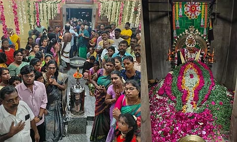 கன்னியாகுமரி முருகன்குன்றம் வேல்முருகன் கோவிலில் மலர் முழுக்கு விழா