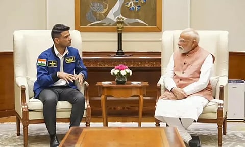 பிரதமர் மோடியை சந்தித்த விண்வெளி வீரர் சுபான்ஷு சுக்லா