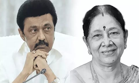 டி.ஆர்.பாலு மனைவி மறைவு: முதல்-அமைச்சர் மு.க.ஸ்டாலின் இரங்கல்