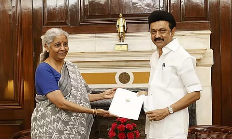 தமிழகத்தின் நியாயமான கோரிக்கையை மத்திய நிதி மந்திரி ஏற்பார் என நம்புகிறேன்; முதல்-அமைச்சர் மு.க.ஸ்டாலின்