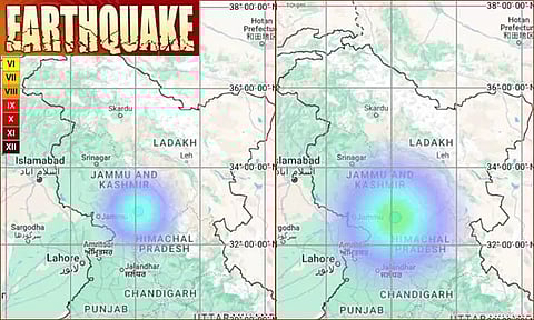 இமாச்சல பிரதேசத்தில் அடுத்தடுத்து இரண்டு முறை நிலநடுக்கம் - ரிக்டர் 4 ஆக பதிவு