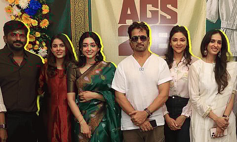 அர்ஜுனின் புதிய படம் பூஜையுடன் தொடங்கியது!