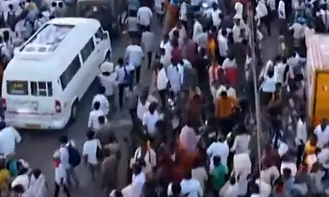 தவெக மாநாடு நிறைவு: மதுரை பாரபத்தி பகுதியில் கடும் போக்குவரத்து நெரிசல்