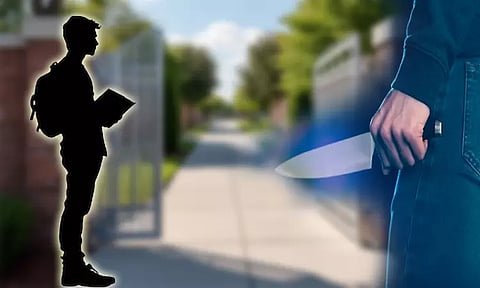 புத்தகப்பையில் கத்தியை மறைத்து வகுப்பறைக்கு கொண்டுவந்த மாணவர்... நெல்லையில் பரபரப்பு